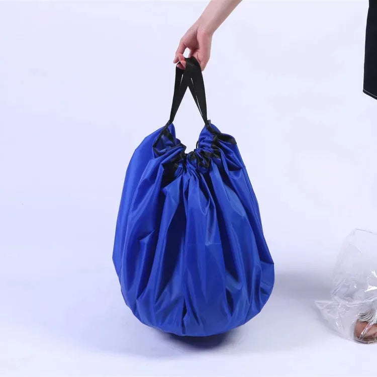 Quick storage bag for children's toys home and outdoor storage mat Large drawstring waterproof toy storage bag