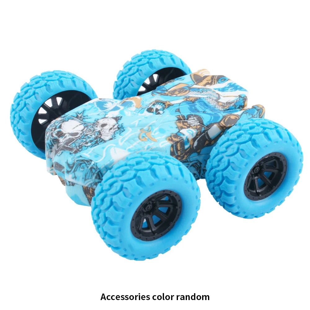 Children's Toys Inertia Double-Sided Stunt Car Toy Car Model Off Road Sliding Tipper