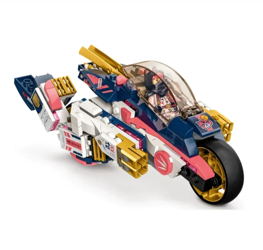 2024 In Stock Transforming Mech Bike Racer Compatible 71792 Model Building Blocks Children's Toys As Christmas Birthday Gifts
