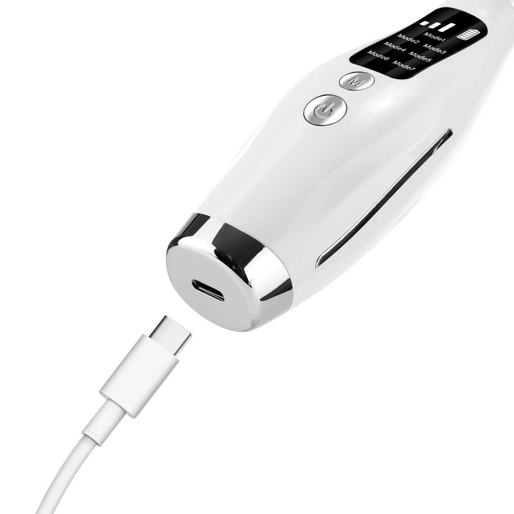 Neck Face Lifting Massager 7 Colors Light LED Photon Therapy Skin Tighten Wrinkle Remove Heating Vibration Massage Beauty Device