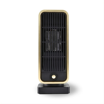 500W Quiet Ceramic Heater with Thermostat - Energy-Efficient, Portable & Safe for Home/Office Use