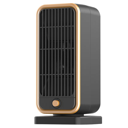 500W Quiet Ceramic Heater with Thermostat - Energy-Efficient, Portable & Safe for Home/Office Use