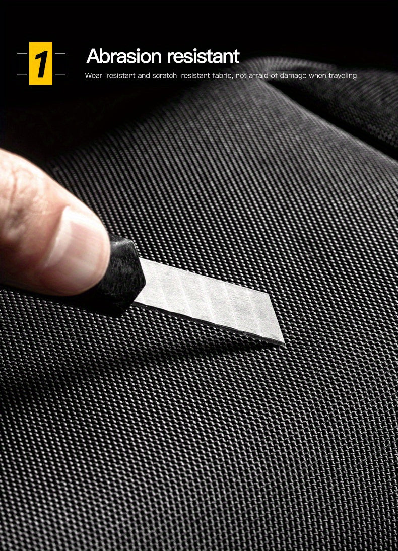 WEIXIER 1pc Men's Waterproof Oxford Fabric Waist Bag With USB Charging And Combination Lock Give Gifts To Men On Valentine's Day Gift For Father