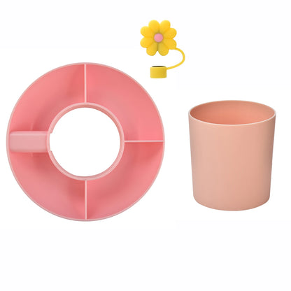 Snack Bowl , Compatible with Stanley Cup 40 oz Snack Bowl with Handle, Reusable Snack Bowl, Stanley Accessories