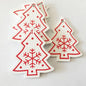 12 Pc/set of Christmas Tree Pendants Wooden Snowflakes Elk, Snowman 2022 New Year Christmas Home Decor Children's Toys and Gifts