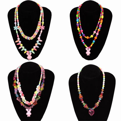 DIY Handmade Beaded Children's Toys Creative Loose Spacer Beads Making Bracelet Necklace 24 Grid Girl Jewelry Set Girl Toy Gift