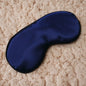 9 Colors Pure Silk Sleep Eye Mask Travel Accessories Padded Shade Cover Travel Relax Aid Blindfold Comfort Sleeping Aids Protect