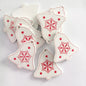 12 Pc/set of Christmas Tree Pendants Wooden Snowflakes Elk, Snowman 2022 New Year Christmas Home Decor Children's Toys and Gifts