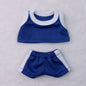 Labubu Basketball Jersey - Sporty Outfit for 15/17cm Vinyl Dolls with Breathable Mesh Fabric