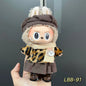 Labubu Bjd  Vinyl Labubu 17cm Doll Cute Replacement Leisure Suit Skirt Plush Toys Clothing Match Delicate Fashion High Quality