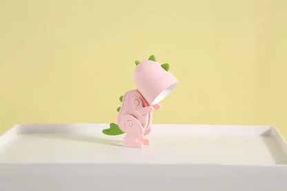 Mini Dinosaur Night Light Battery Magnetic Folding Nights Lamp Bedroom Bedside Table Ornaments Children's Toys LED Night Lights