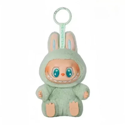 Labubu The Monsters Have A Seat Series Vinyl Doll Pink Green Pendant Action Figurine Model Collectible Festival Gift