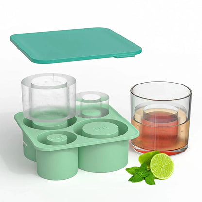 Stanley Accessories Summer Ice Mould Cube Trays Ice Making Beverage Cup Maker Circle Ice Shape Silicone Molds For Stanley Cup
