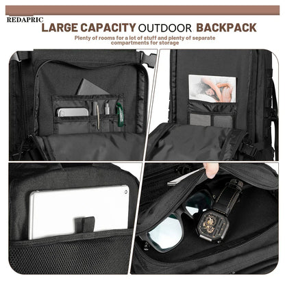 45L Man Tactical Backpacks HkingTraveling Bags Survival Outdoor 3P Assault Pack EDC Molle Pack For Trekking Hunting Bag