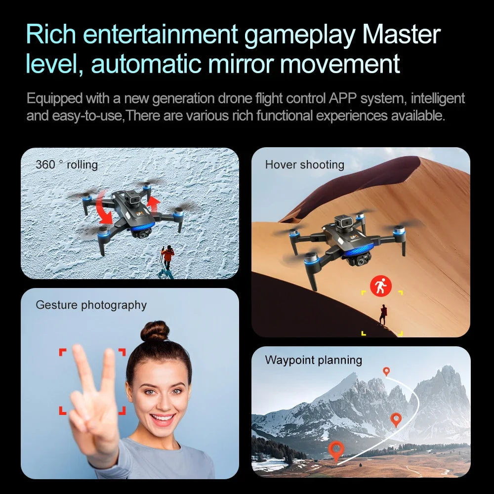 Xiaomi Mijia M6 Drone 8K Professional HD Camera Drones 5G WIFI FPV 4k UAV large screen remote control RC Dron Children's Toys