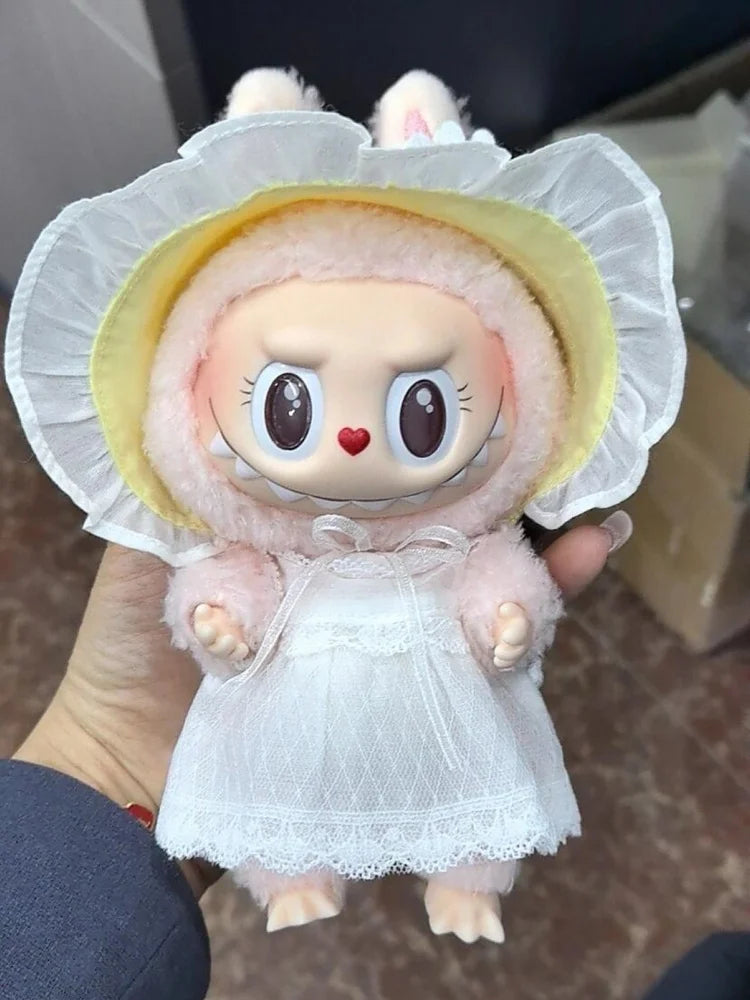 Labubu The Monsters Collection Pendant Series Spring Wild Home Cute Mokoko Pumpkin Purple Labubu Replica Christmas Birthday Gift