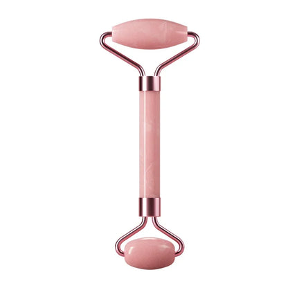 Resin double head roller massager heart-shaped face and eye massage scraping Combination set massage roller