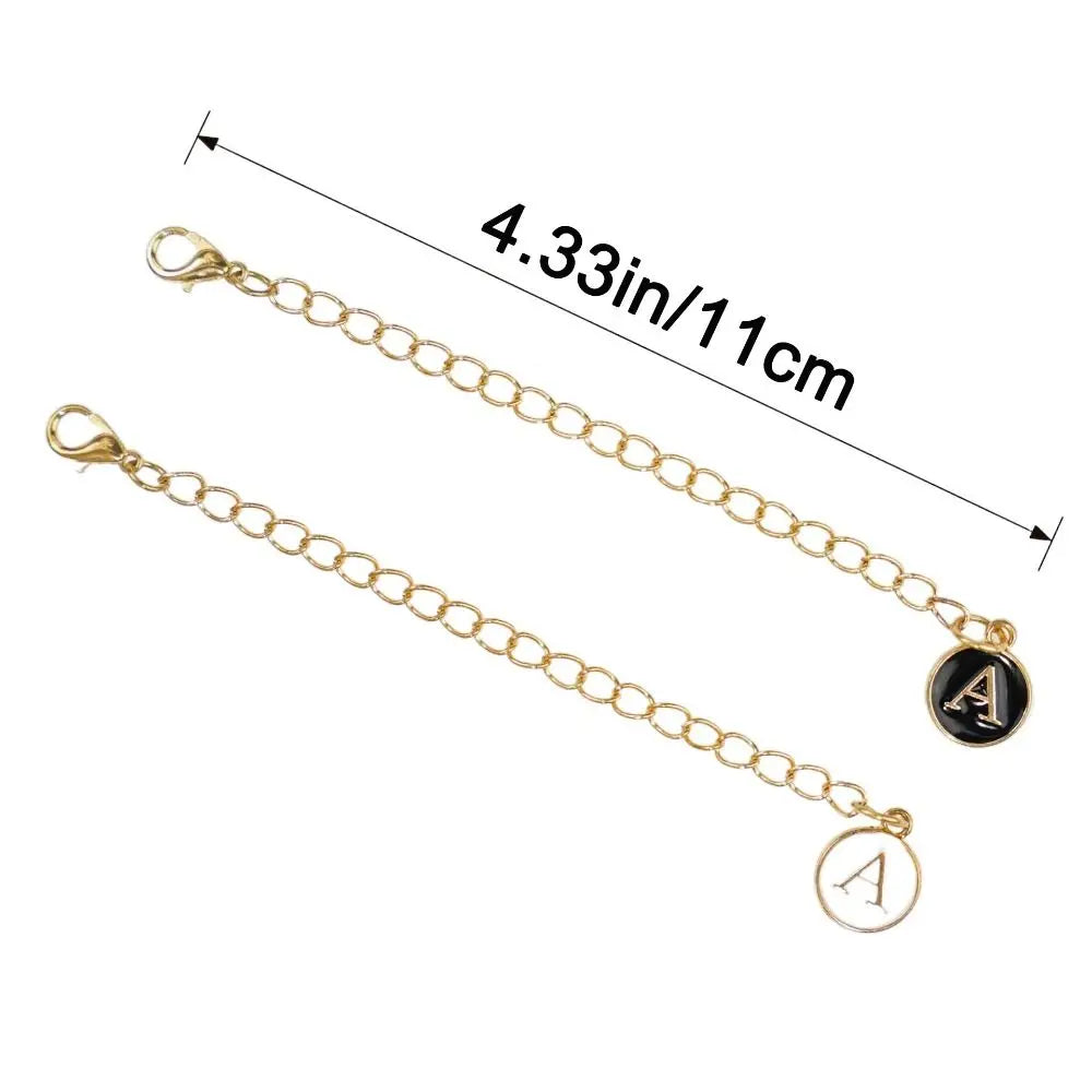 Letter Charm Accessories for Stanley Cup 2PCS Initial Name ID Personalized Handle Charm for Stanley Tumbler