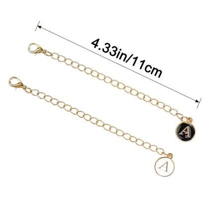 Letter Charm Accessories for Stanley Cup 2PCS Initial Name ID Personalized Handle Charm for Stanley Tumbler