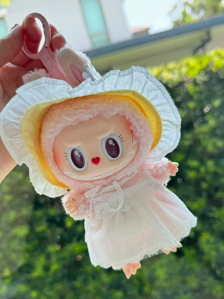 Labubu The Monsters Collection Pendant Series Spring Wild Home Cute Mokoko Pumpkin Purple Labubu Replica Christmas Birthday Gift