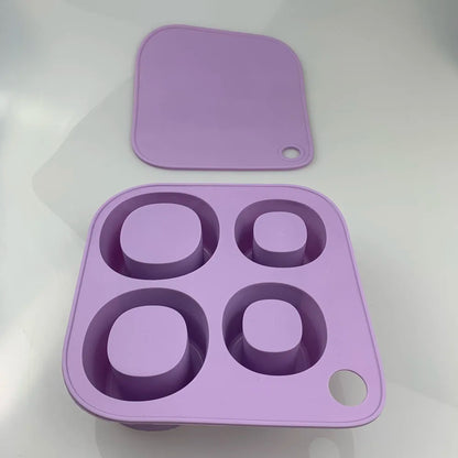 ST Accessories Summer Ice Mould Cube Trays Ice Making Beverage Cup Maker Circle Ice Shape Silicone Molds For Stanley Cup 20/30/4