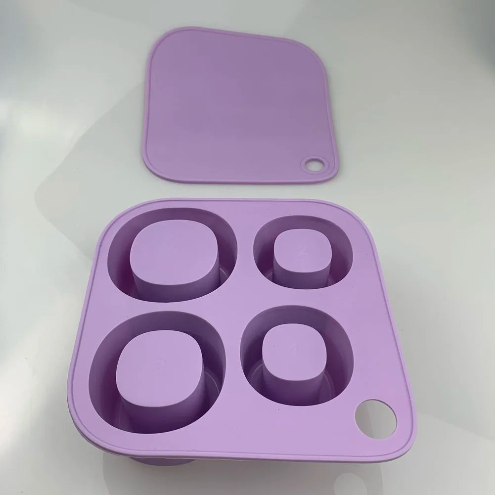 ST Accessories Summer Ice Mould Cube Trays Ice Making Beverage Cup Maker Circle Ice Shape Silicone Molds For Stanley Cup 20/30/4