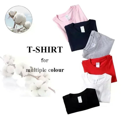 Cartoon Lububu Printed T-shirt Women Summer Fashion Cotton Tops Tees Harajuku Short Sleeve Clothing Y2K Daily High Street Outfit