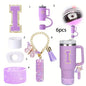 6pcs Silicone Stanley Cup Accessory Set suitable for Stanley Cup 40oz glass with handle