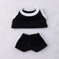 Labubu Basketball Jersey - Sporty Outfit for 15/17cm Vinyl Dolls with Breathable Mesh Fabric