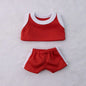 Labubu Basketball Jersey - Sporty Outfit for 15/17cm Vinyl Dolls with Breathable Mesh Fabric