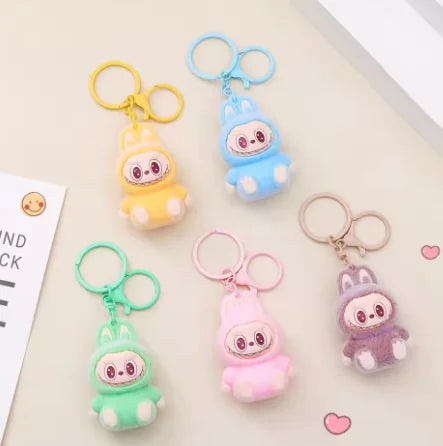 Labubu Have A Seat Series Vinyl Pendant Doll Model Toy In Stock Cute Monster Keychain High Quality
