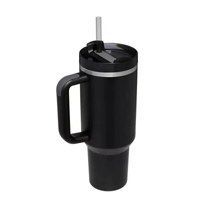 40 oz Tumbler with Handle Lid Straw 40oz Stainless Steel Water Bottle Vacuum Thermos Cup Travel Thermal Coffee Mug for stanleys