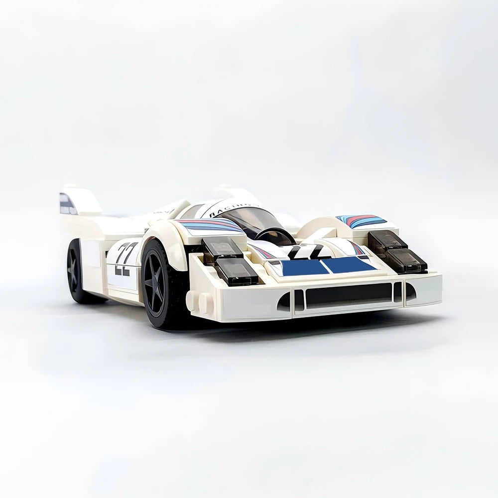 272PCS MOC 1971 Le Mans Speed Champion 917K Endurance Race Building Blocks City Racing Car Assembly DIY Gift Children's Toys
