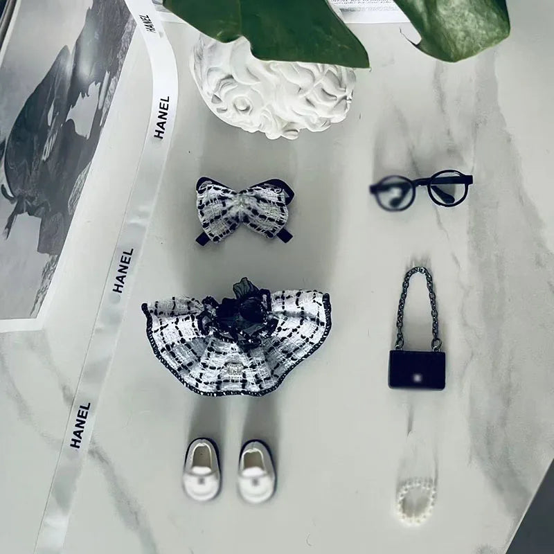 Labubu V1v2 Friend Series Elegant Dress Labubu Birthday Gift Clothing Labubu Pendant Fashionable Couple Outfit High-End Custom