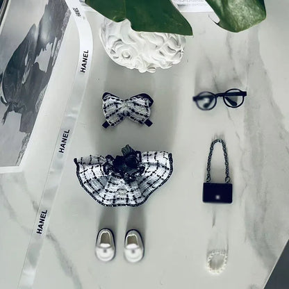 Labubu V1v2 Friend Series Elegant Dress Labubu Birthday Gift Clothing Labubu Pendant Fashionable Couple Outfit High-End Custom