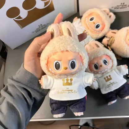 Labubu The Monsters Collection Pendant Series Spring Wild Home Cute Mokoko Pumpkin Purple Labubu Replica Christmas Birthday Gift