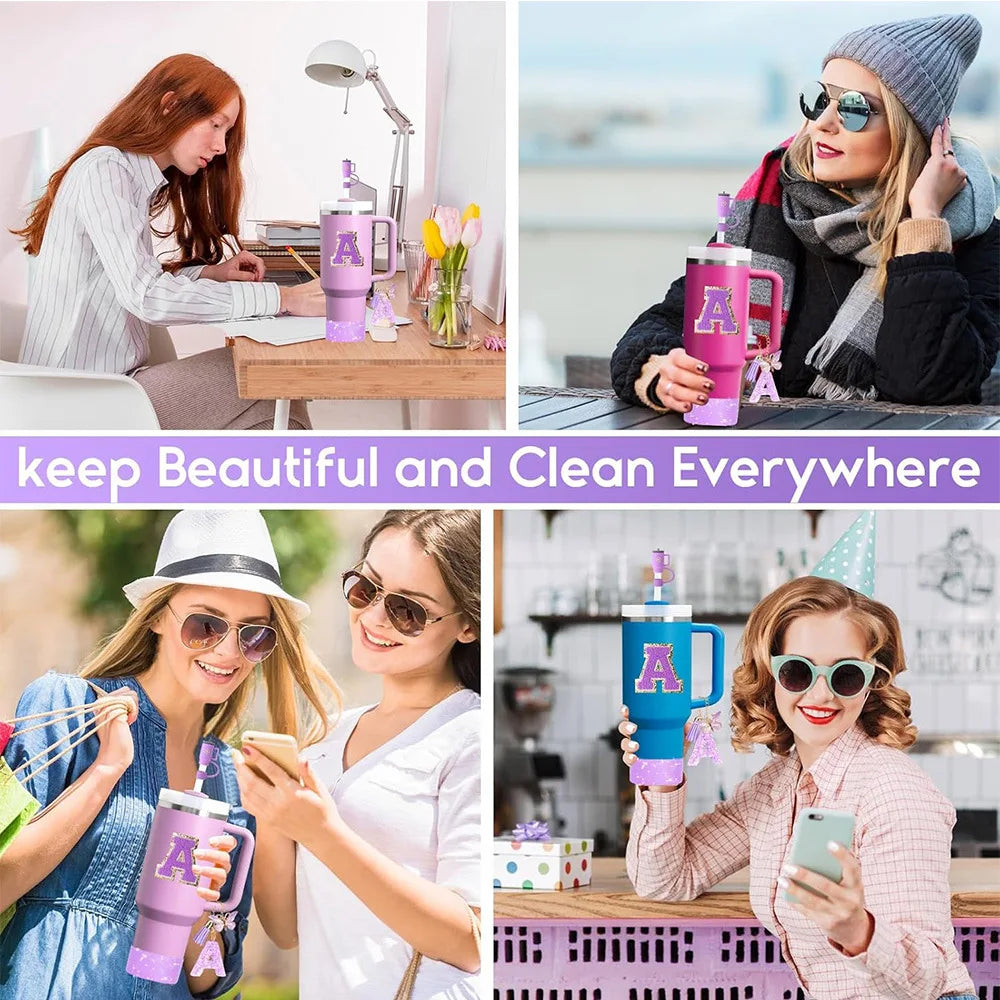 6pcs Silicone Stanley Cup Accessory Set suitable for Stanley Cup 40oz glass with handle