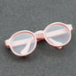 Labubu 6.5cm Transparent Plastic Glasses for 1/8 1/6 1/3 1/4 BJD for Labubu MSD Plush for EXO Doll Sunglasses