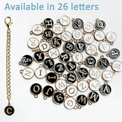 3pcs Letter Charm Accessories for Stanley Cup Initial Name ID Personalized Handle Charm for Stanley 40 oz Tumbler with Handle
