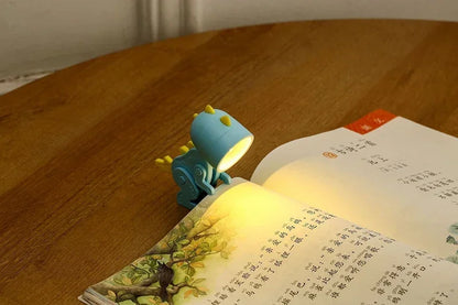 Mini Dinosaur Night Light Battery Magnetic Folding Nights Lamp Bedroom Bedside Table Ornaments Children's Toys LED Night Lights