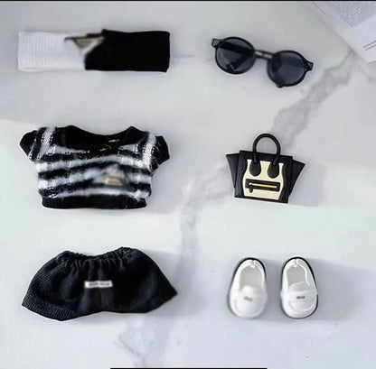 Labubu V1v2 Friend Series Elegant Dress Labubu Birthday Gift Clothing Labubu Pendant Fashionable Couple Outfit High-End Custom