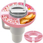 Snack Bowl for Stanley Cup Reusable Tray Food Divider with Handle Snack Platter Food Tray Rack Water Bottle and Cup Accessories
