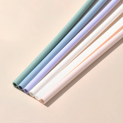 Silicone Replacement Straw for Stanley 20/30/40oz Long Reusable Straw Dustproof Soft Straw Cup Accessories with Straw Tip