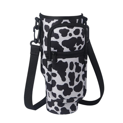 Leeseph Water Bottle Carrier Bag for Stanley 40oz Tumbler with Handle Water Bottle Pouch with Adjustable Shoulder Strap