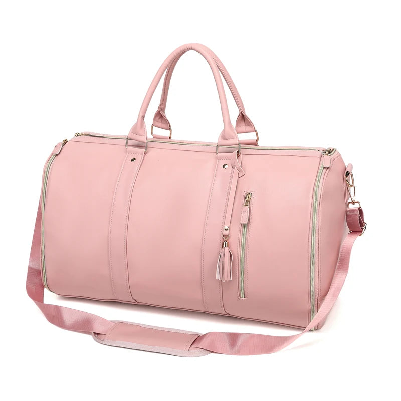 Spot suit bag, mountain valley folding bag, travel hand storage bag, handbag, crossbody large capacity backpack