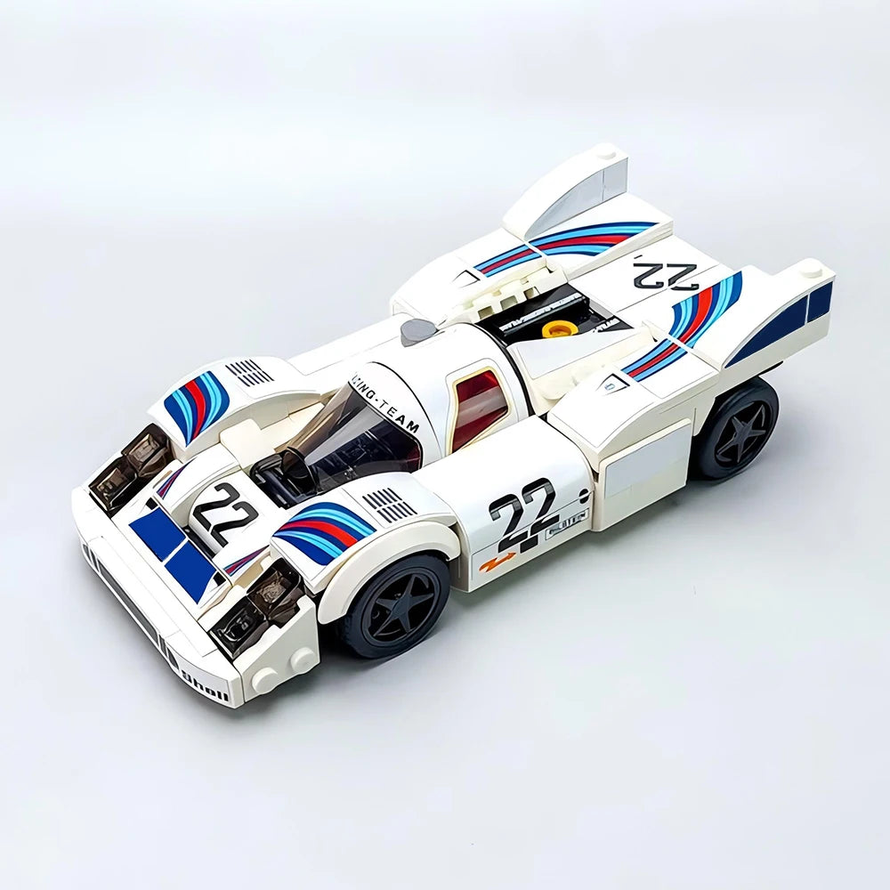 272PCS MOC 1971 Le Mans Speed Champion 917K Endurance Race Building Blocks City Racing Car Assembly DIY Gift Children's Toys
