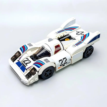 272PCS MOC 1971 Le Mans Speed Champion 917K Endurance Race Building Blocks City Racing Car Assembly DIY Gift Children's Toys