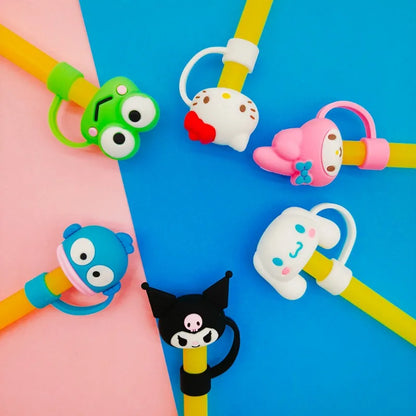 Sanrio Series Straw Cover for Stanley Cups Cartoon Straw Protector Cover Compatible with Stanley 30&40oz Straw Topper Caps