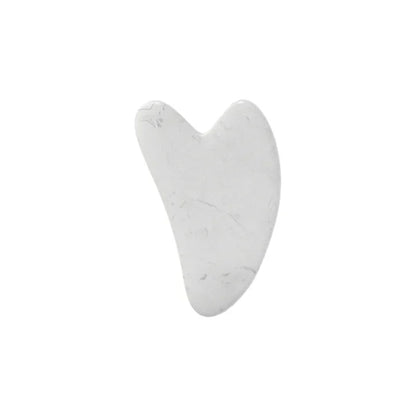 Resin double head roller massager heart-shaped face and eye massage scraping Combination set massage roller