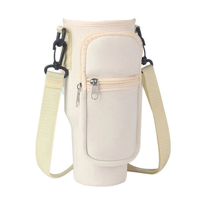 Leeseph Water Bottle Carrier Bag for Stanley 40oz Tumbler with Handle Water Bottle Pouch with Adjustable Shoulder Strap